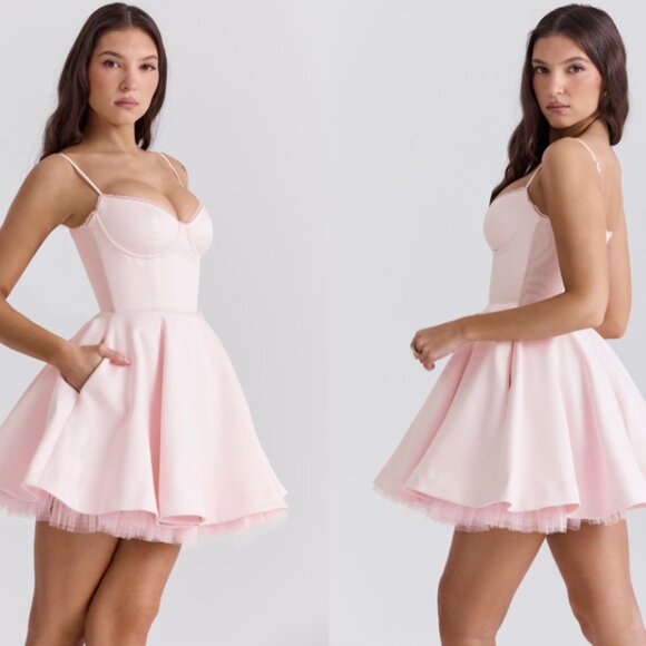 House of CB ‘Minimoiselle’ Ballerina Pink Tulle Mini Dress NWOT - Picture 6 of 12